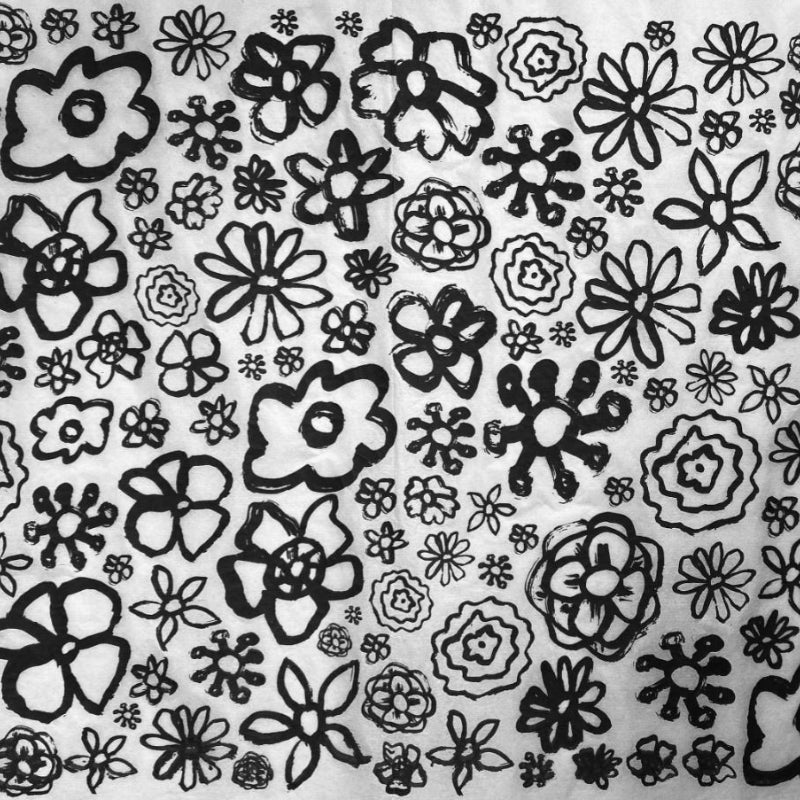 Ink Flower Underglaze Transfer Sheet - Black – Hot Clay