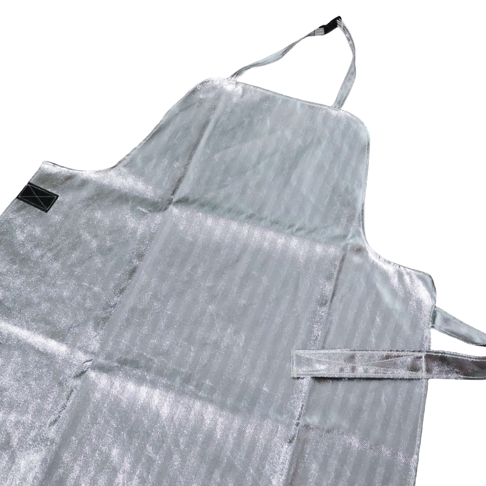 Aluminised Heat Protection Apron – Hot Clay