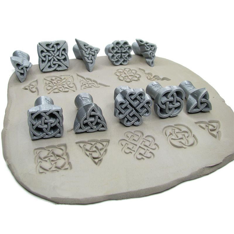 Celtic Symbols Knots Clay Stamps Relyef Pottery Tools, 58% OFF