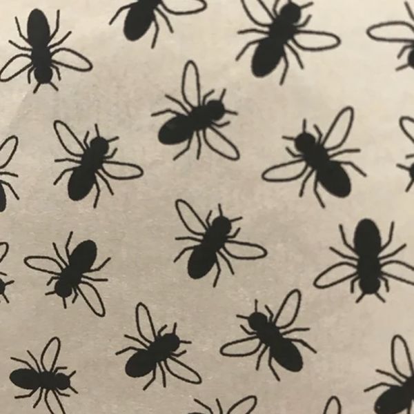 Flies Underglaze Transfer Sheet - Black