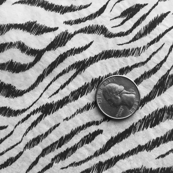 Zebra Stripes Underglaze Transfer Sheet - Black