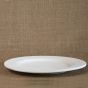 Bisque Rimmed Dinner Plate
