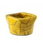 Pot with Spectrum Raku Glaze: Yellow 871