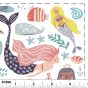 Mermaids Overglaze Decal Sheet