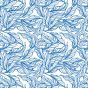 Underglaze Transfer Sheet- Tropical Leaf - Blue