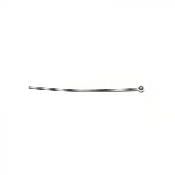 Sterling Silver 925 Ball Head Pin 38mm (15 Pack)