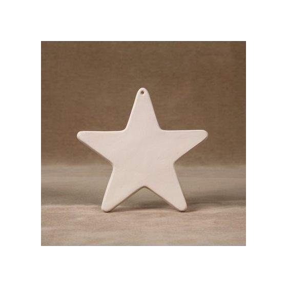 Bisque Star Decoration 14cm