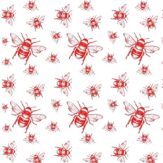 Bumblebee Underglaze Transfer Sheet - Red