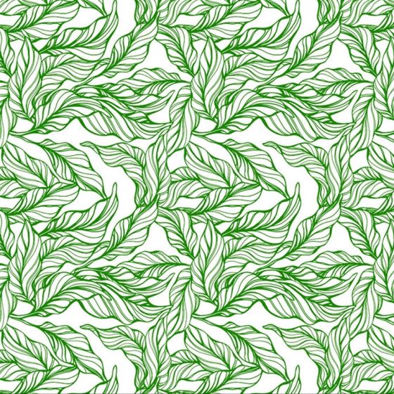 Underglaze Transfer Sheet- Tropical Leaf - Green