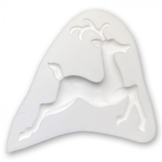 Silicone Sprig Mould - Leaping Deer