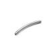 Sterling Silver 925 25mm Bracelet Tube with 2mm hole (10 Pack)