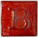 Botz Earthenware Glaze: Coral Red 9607